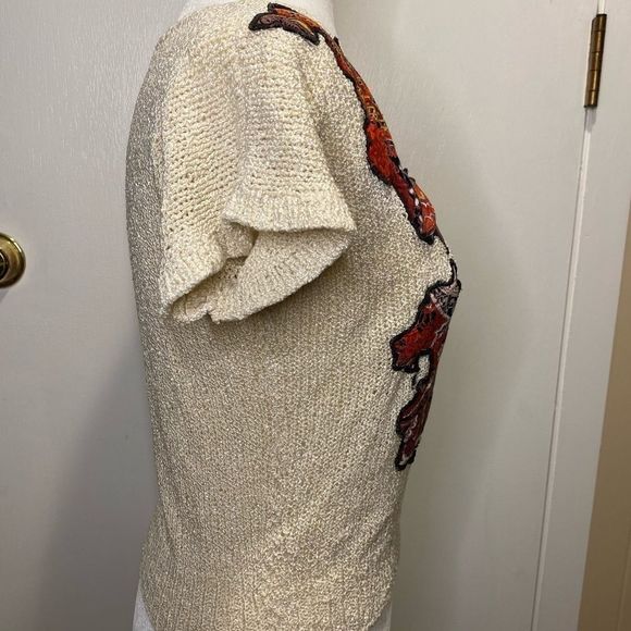 Cropped Knit Sweater - Picture 2 of 8